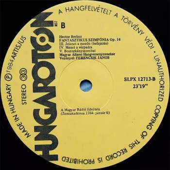 Hector Berlioz: Symphonie Fantastique