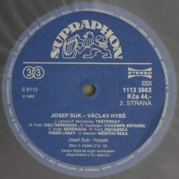 Josef Suk: Josef Suk • Václav Hybš Orchestra