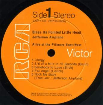 Jefferson Airplane: Bless Its Pointed Little Head