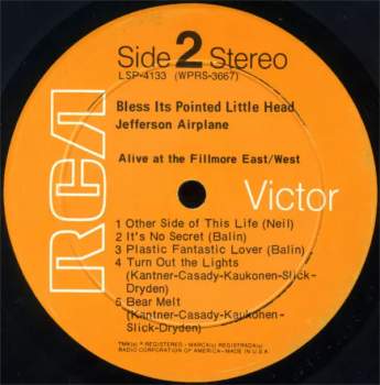 Jefferson Airplane: Bless Its Pointed Little Head