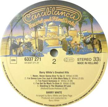 Barry White: Barry White's Greatest Hits