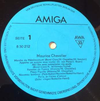 Maurice Chevalier: Maurice Chevalier