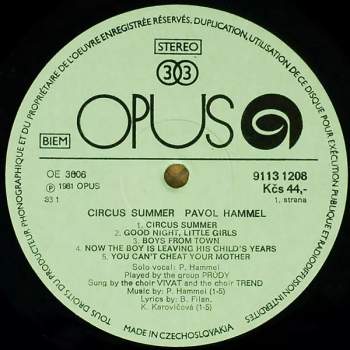 Pavol Hammel: Circus Summer
