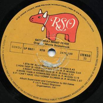 Various: Saturday Night Fever (The Original Movie Sound Track)