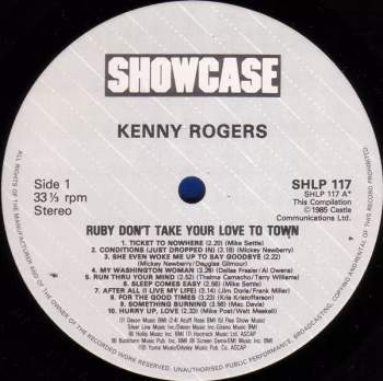 Kenny Rogers: Ruby Don't Take Your Love To Town