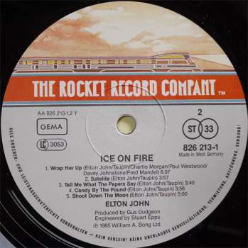 Elton John: Ice On Fire