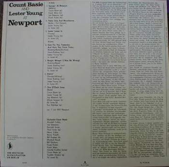 Count Basie: Count Basie And Lester Young At Newport