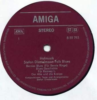 Stefan Diestelmann Folk Blues Band: Hofmusik