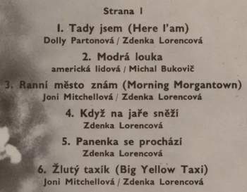 Zdenka Lorencová: Tady Jsem