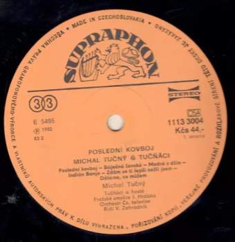 Michal Tučný: Poslední Kovboj