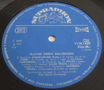 The Prague Symphony Orchestra: Slavné České Maličkosti