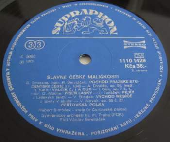 The Prague Symphony Orchestra: Slavné České Maličkosti