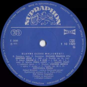The Prague Symphony Orchestra: Slavné České Maličkosti