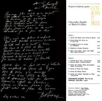 Gheorghe Zamfir: Improvisations Flûte De Pan Et Orgue