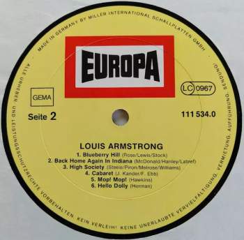Louis Armstrong: Louis Armstrong