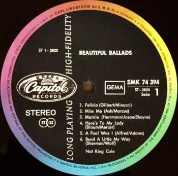 Nat King Cole: The Beautiful Ballads
