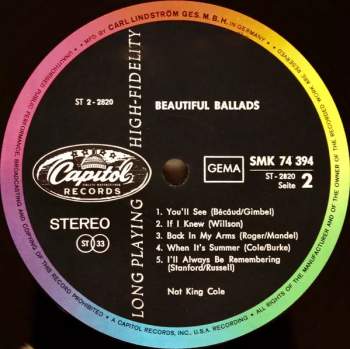 Nat King Cole: The Beautiful Ballads