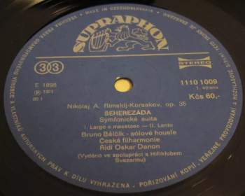 The Czech Philharmonic Orchestra: Šeherezáda