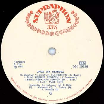 Eva Pilarová: Zpívá Eva Pilarová