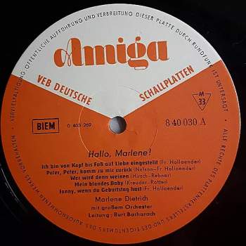 Marlene Dietrich: Hallo Marlene