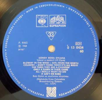 Bob Dylan: Songy Boba Dylana (+ BOOKLET)