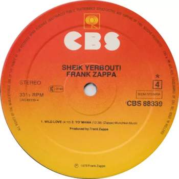 Frank Zappa: Sheik Yerbouti