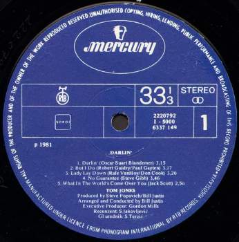 Tom Jones: Darlin´