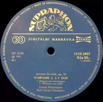 The Czech Philharmonic Orchestra: Fifth Symphony