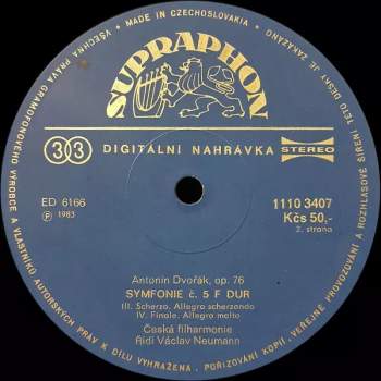 The Czech Philharmonic Orchestra: Fifth Symphony