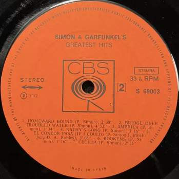 Simon & Garfunkel: Simon And Garfunkel's Greatest Hits