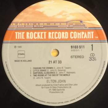 Elton John: 21 At 33