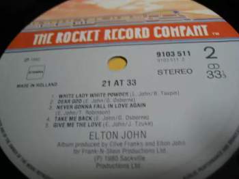 Elton John: 21 At 33