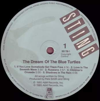 Sting: The Dream Of The Blue Turtles