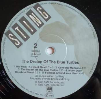 Sting: The Dream Of The Blue Turtles