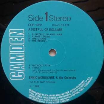 The Ennio Morricone Orchestra: Music From The Original Sound Tracks Of "A Fistful Of Dollars" & "For A Few Dollars More"