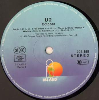 U2: October