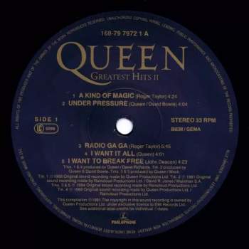 Queen: Greatest Hits II