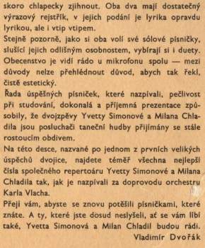 Yvetta Simonová: O Nás Dvou