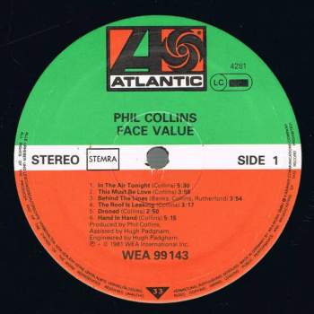 Phil Collins: Face Value