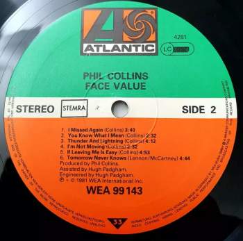 Phil Collins: Face Value