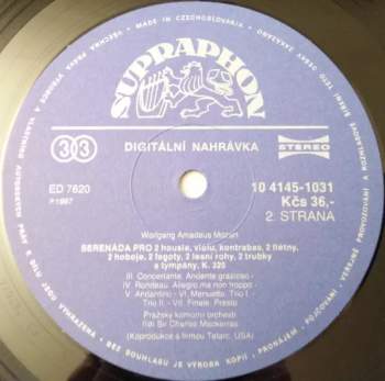 Wolfgang Amadeus Mozart: Malá Noční Hudba /K.525/, Serenáda S Poštovním Rohem /K.320/