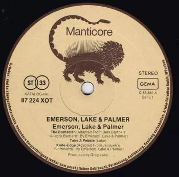 Lake & Palmer Emerson: Emerson Lake & Palmer
