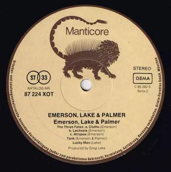 Lake & Palmer Emerson: Emerson Lake & Palmer