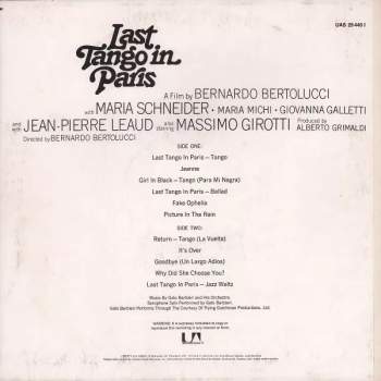 Gato Barbieri: Last Tango In Paris