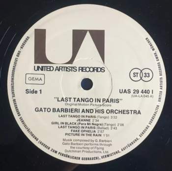Gato Barbieri: Last Tango In Paris