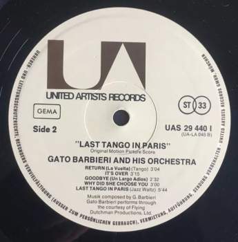 Gato Barbieri: Last Tango In Paris