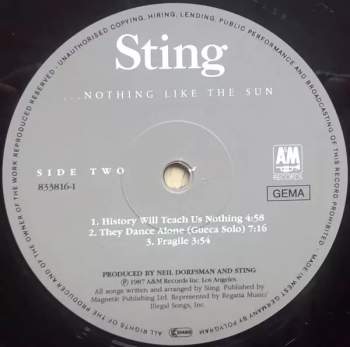 Sting: ...Nothing Like The Sun