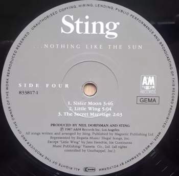 Sting: ...Nothing Like The Sun