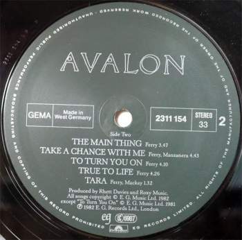 Roxy Music: Avalon