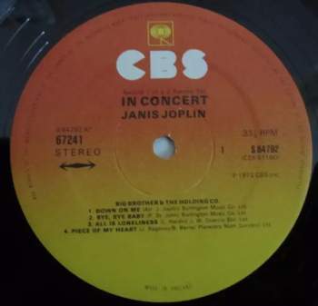 Janis Joplin: Joplin In Concert
